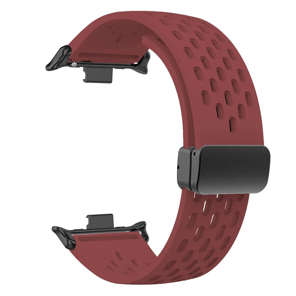 Silicone Strap for Redmi Watch 5/4 Magnetic Buckle Sports Band for Mi Band 8 Pro / 9 Pro Correa Breathable Bracelet Accessories