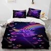 Unicorn Cute Cartoon Comforter Bedding Set,Duvet Cover Bed Set Quilt Cover Pillowcase,Queen Bedding Set for Child Boy Girl Gift