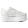 (WMNS) Gigi Hadid x Reebok Classic Leather Triple Thick Sole Casual Skateboarding Shoes White Women's DV4110