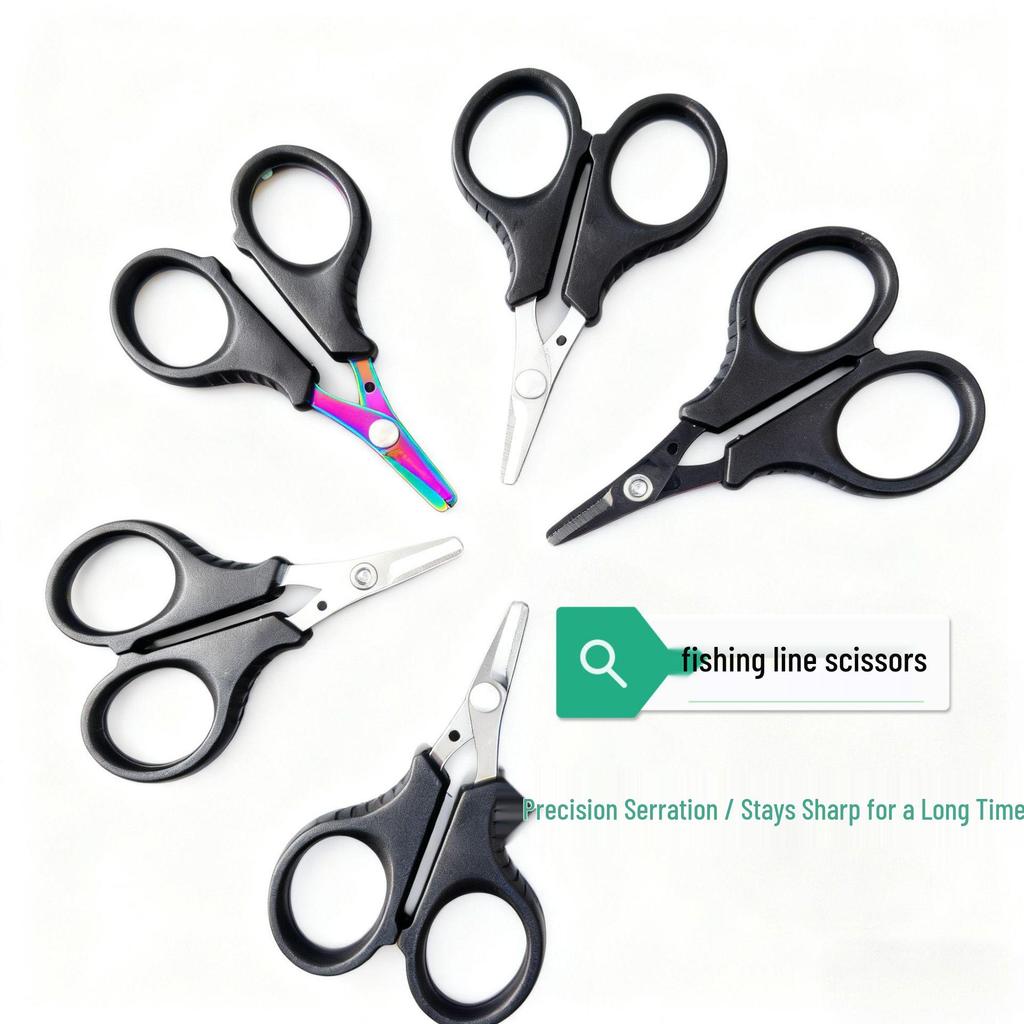 Compact Outdoor Fishing Scissors: Line & Lead Cutter with Mini Lure Pliers