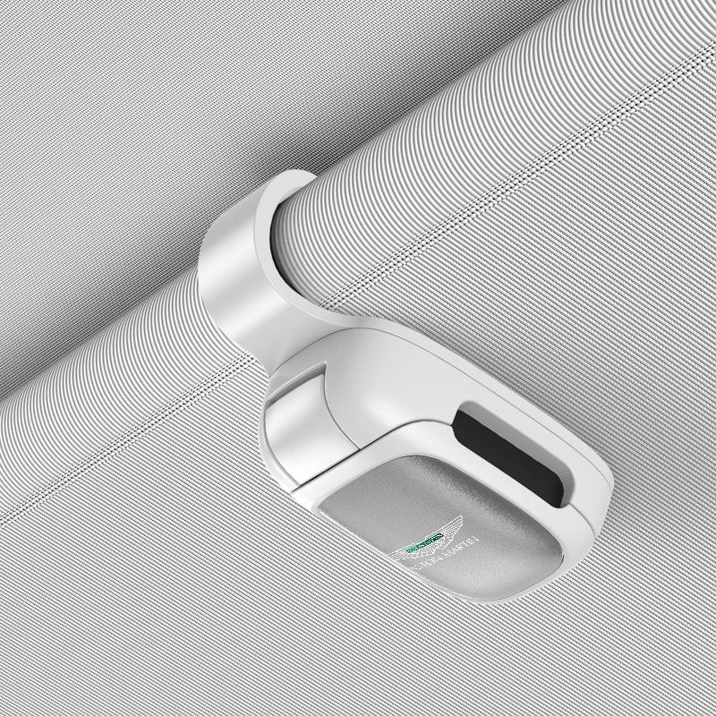 Headrest Car Visor Sunglasses Clip Mini Eyeglass Holder Storage Organizer For Aston Martin V8 Vantage VANQUISH DBX DBS DB9 DB11 MM20