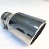 Automobile Muffler Modified Tail Pipe Stainless Steel Silver Large Caliber 114 Universal Tail Throat Oblique Exhaust Head Slight