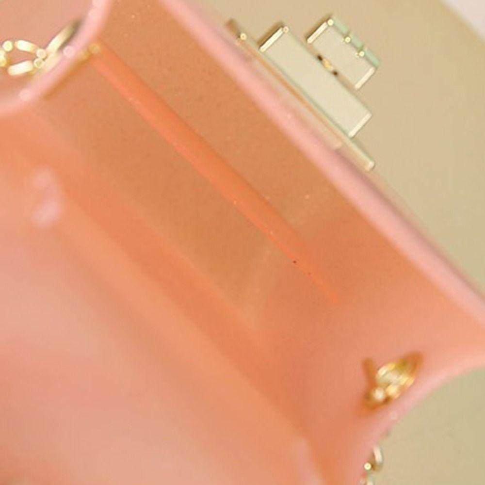 Vertical Style Crossbody Bags Candy Color Jelly Bag Messenger Bag Handbags  Women