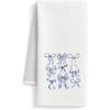 Pink Coquette Bow Leopard Giraffe Kitchen Towels Set of 2, Leopard Giraffe Decor Hand Towels for Bathroom, Pink Dish Tea Towels for Kitchen, Coquette