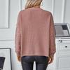 Vintage Loose Knitwear Cardigan Solid Color O Neck Top Long Sleeve Autumn Winter Sweater