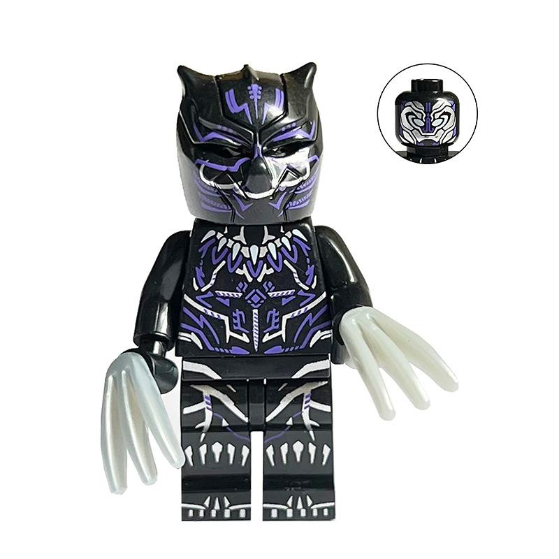 Ninja Warrior Superhero Doll With Weapon Single Building Block Assembly Toy
