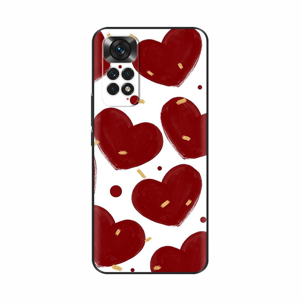 For Xiaomi Redmi Note 11 Case Note 11S Butterfly Soft Liquid Silicone Cover Full Protection Phone Case For Redmi Note 11s Note11
