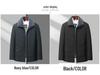 Men's Winter Down Cotton Jacket: Warm Business Coat for Middle-Aged & Elderly (Ages 50-60)