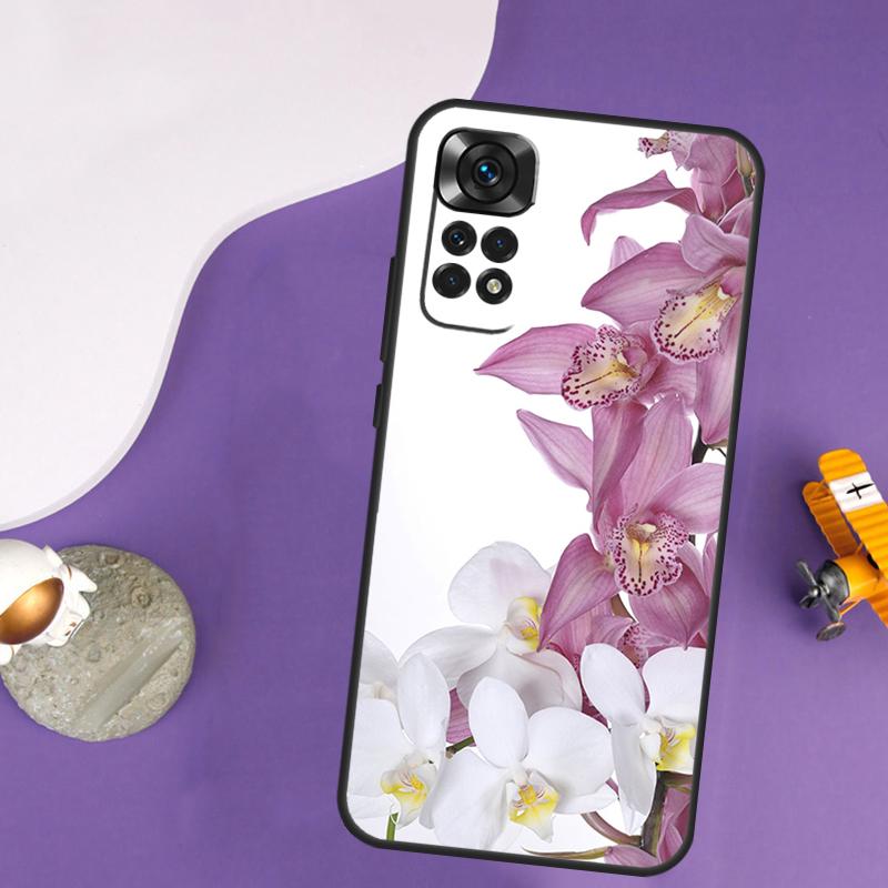 Orchid Flowers Colorful Case For Xiaomi Redmi Note 14 13 Pro 12 9 10 11 Pro 10S 11S 12S Redmi 14C 13C 10C 12C Cover