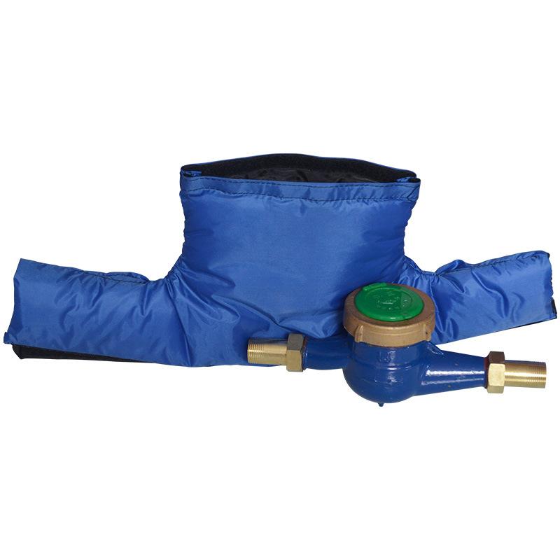 Dual-Sided Winter Freeze Protection Water Meter Cover - Removable Insulated Outdoor Pipe Protector for Pressure Vacuum Breaker
