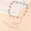Metal Waist Chain Belt Adjustable Length Decorative Chain Link Accessory for Women Fashion Waistband Jewelry