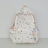 Schoolbag New Japanese Plaid Backpack Female Student Schoolbag Cute Star Printing Light Large Capacity Backpack Girl Style