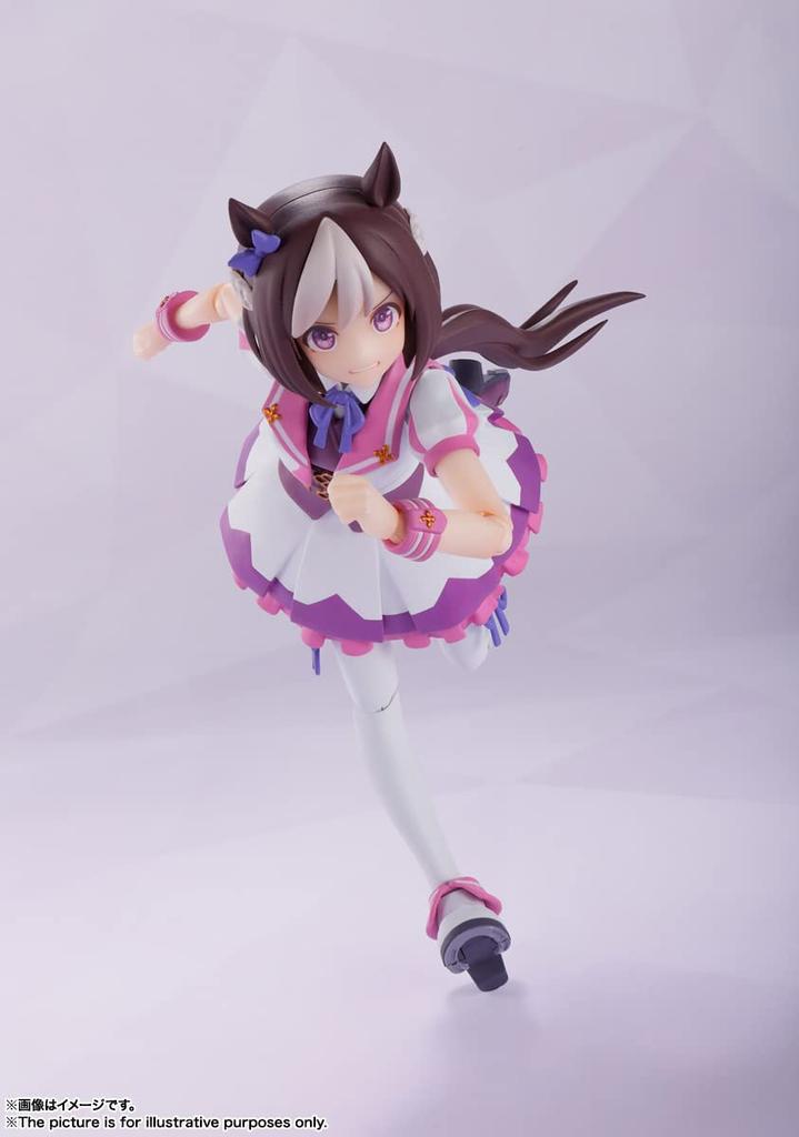 TAMASHII NATIONS Uma Musume Pretty Derby Special Week 130mm Malt Bevegelig Figur S.H.Figuarts Ca. PVC og ABS