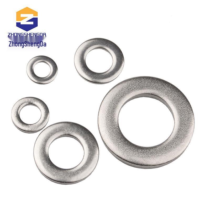 304 Stainless Steel Flat Washer Spacer - M2 to M30 Size Range