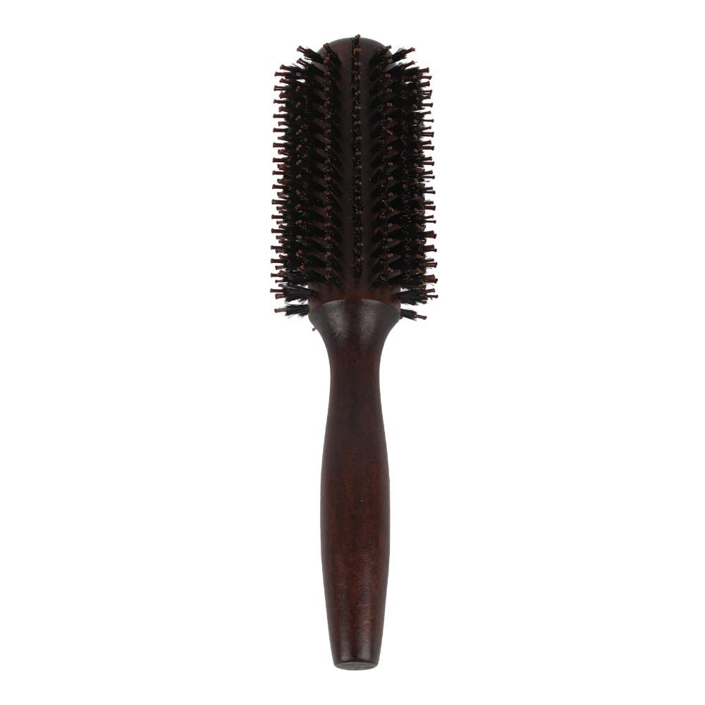 Wooden Handle Roller Comb Professional Hair Brush Hair Care Round Comb Women Use