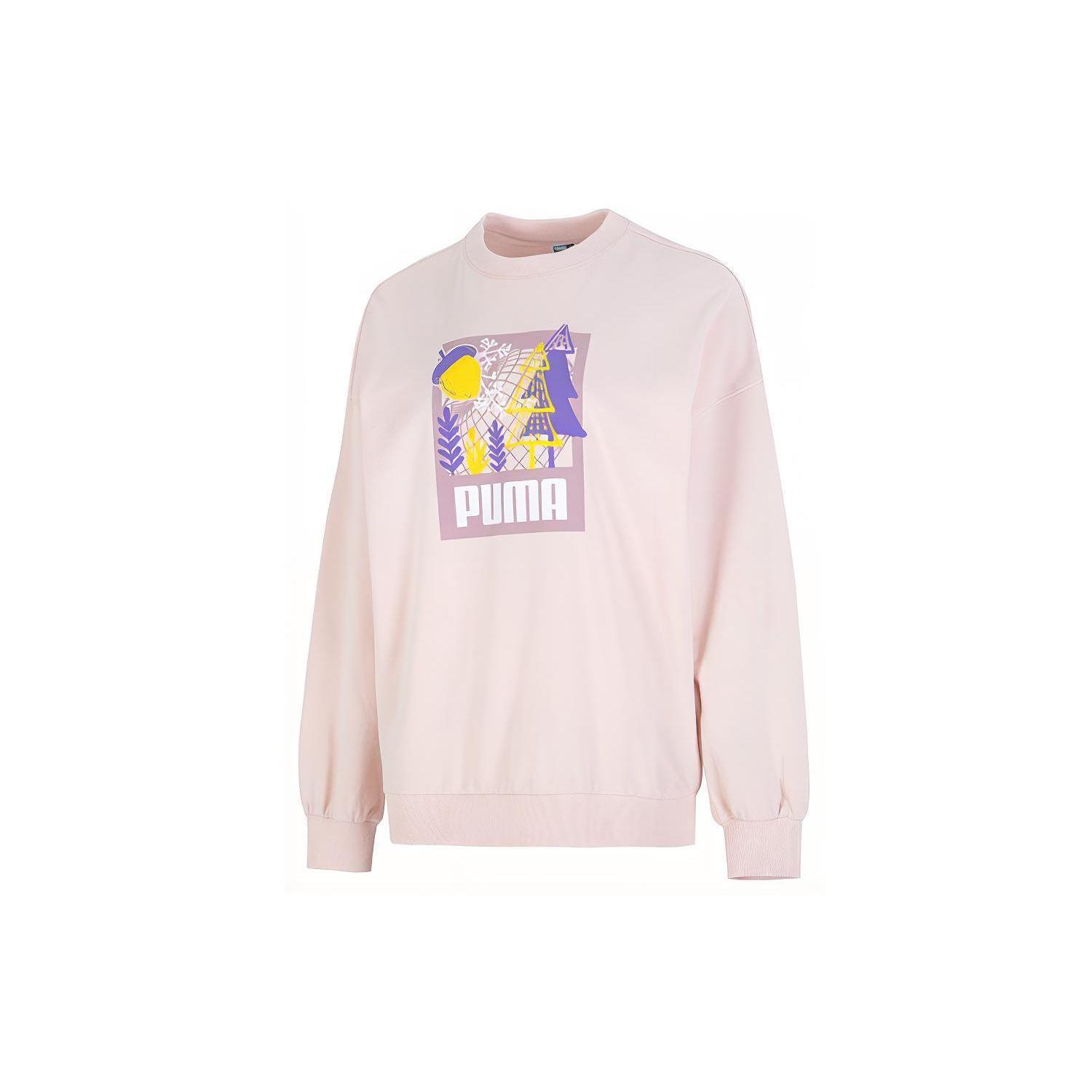 

Женская толстовка Puma FF Bubble Sleeve Crew With Logo Pink 538779-48 L