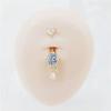 Teardrop Shape Navel Ring Crystal Belly Piercing Jewelry Fashion Belly Button Rings  Daily