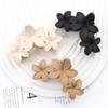4pcs Lovely Hair Claw Flower Shape Hair Clip for Woman Camping Ponytail Hair Delicate Jaw Clip for Girl Makeup Skincare