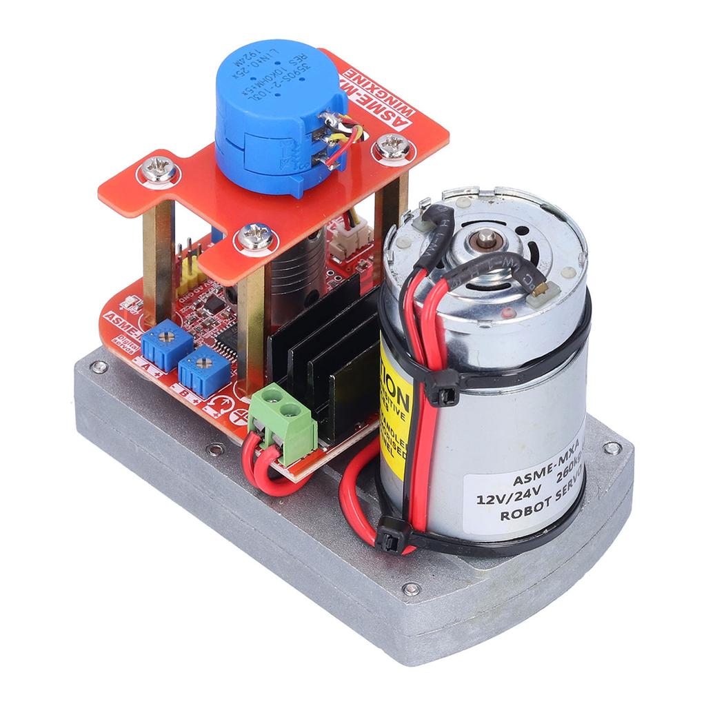 Robot Servo Ultra High Torsion Alloy 3600 Degree 10 Circle 260Kg.cm DC 12V24V ASMEMXA