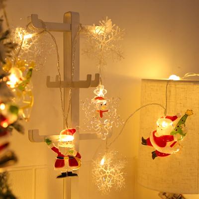 Santa Claus Snowflake String Light