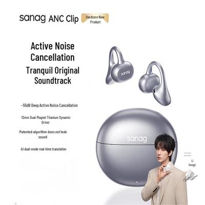 Saina ANC Clip-on Bluetooth Earbuds