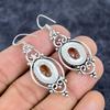 Morganite Gemstone Handmade 925 Sterling Silver Jewelry Earring 2.21" M-3293