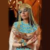 Egyptian-themed Party Costumes and Accessories, Including an Egyptian Princess Headdress, Snake Headdress, Belt, and Bracelets. 4-piece Set.