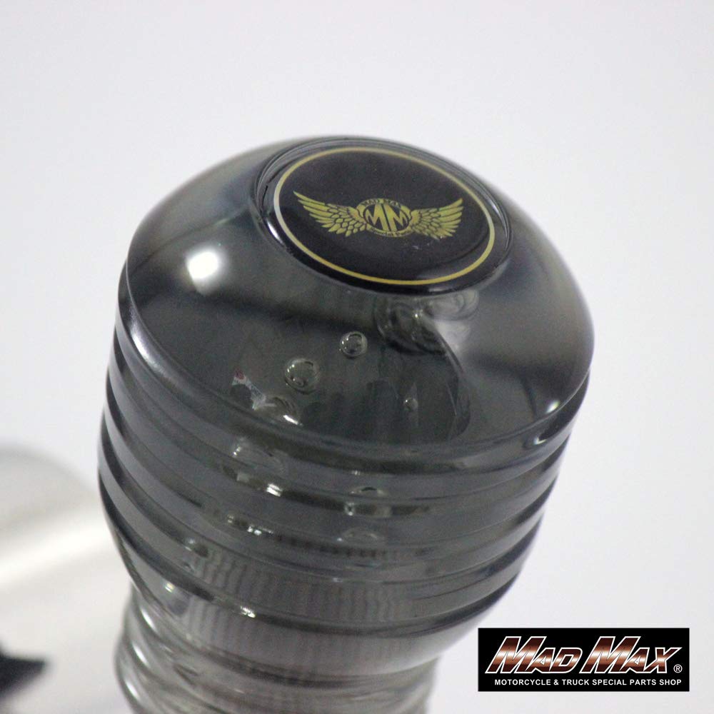 DENMA Handle Bearing Fits Handlebar Sizes 27mm Includes Rubber Gasket Spinner, Type, Smoke, [Mad Max], Approx. - 33mm,