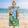 Custom Name Adventure Time Stylish Printed Beach Towel,a Quick-drying, Absorbent Mat Suitable for the Beach, Pool, Gym, and Travel Fans Gift