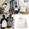 Trendy Korean Version School Bag For Girls Ideal For High School And College Students With Spacious Interior And Zipper Closure