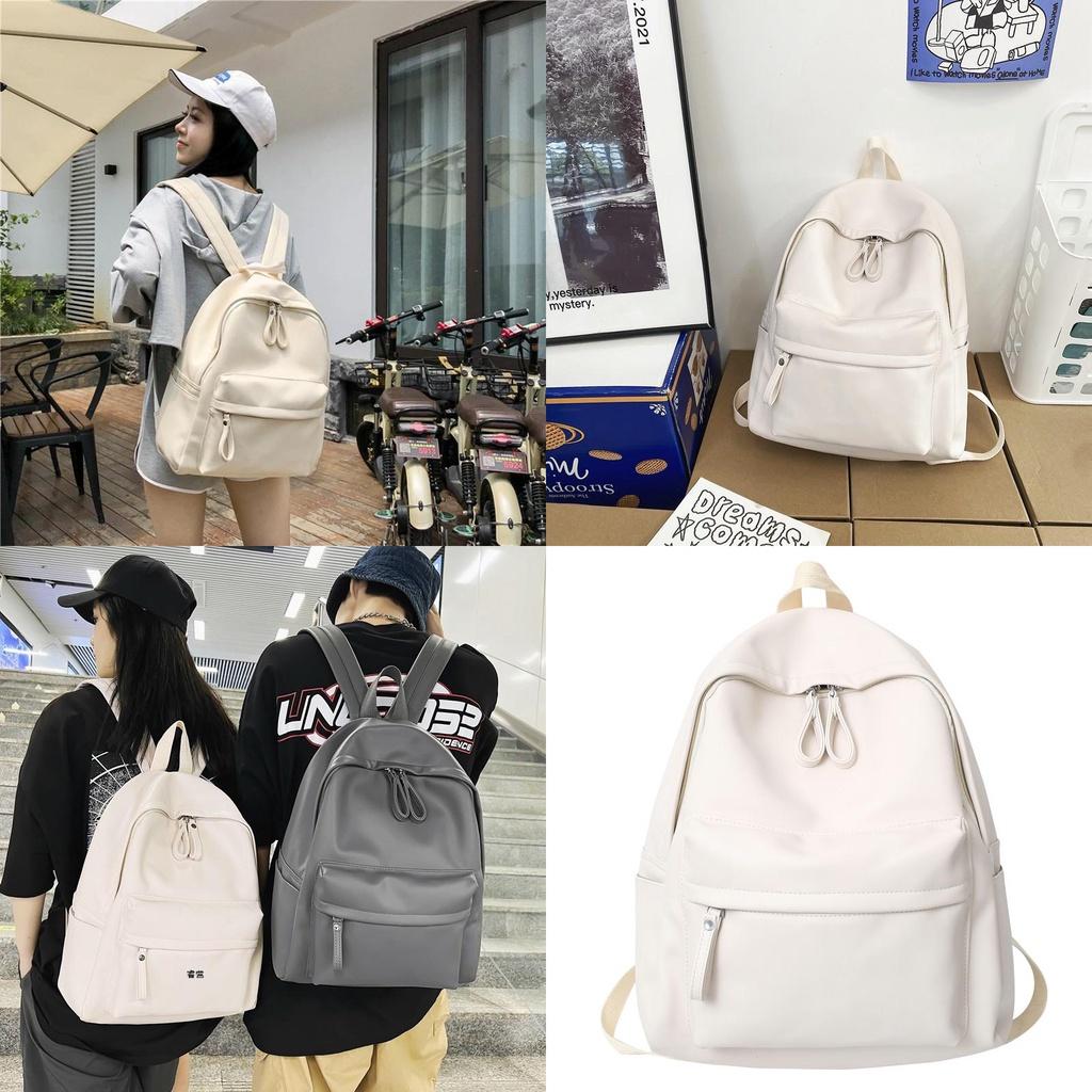 Trendy Korean Version School Bag For Girls Ideal For High School And College Students With Spacious Interior And Zipper Closure