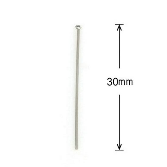 200 rostfreie Edelstahl-T-Nadeln mit großen Köpfen, nicht verblassende Perlennadeln für DIY-Schmuck.