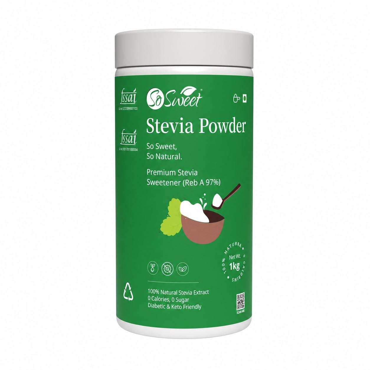 So Sweet Stevia Powder 1kg |