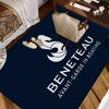 B-BENETEAU Logo Bathroom Mat Anti-slip Absorb Water Long Strip Cushion Bedroon Mat Welcome Doormat