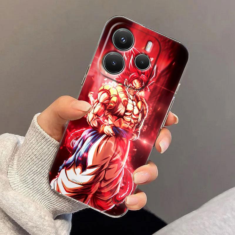 Gogeta Blue Goku Case For Xiaomi Redmi Note 15 14 13 12 11 10 Pro Plus Soft Cover For Redmi 15C 15 14C 13C 12C Clear Phone Cases