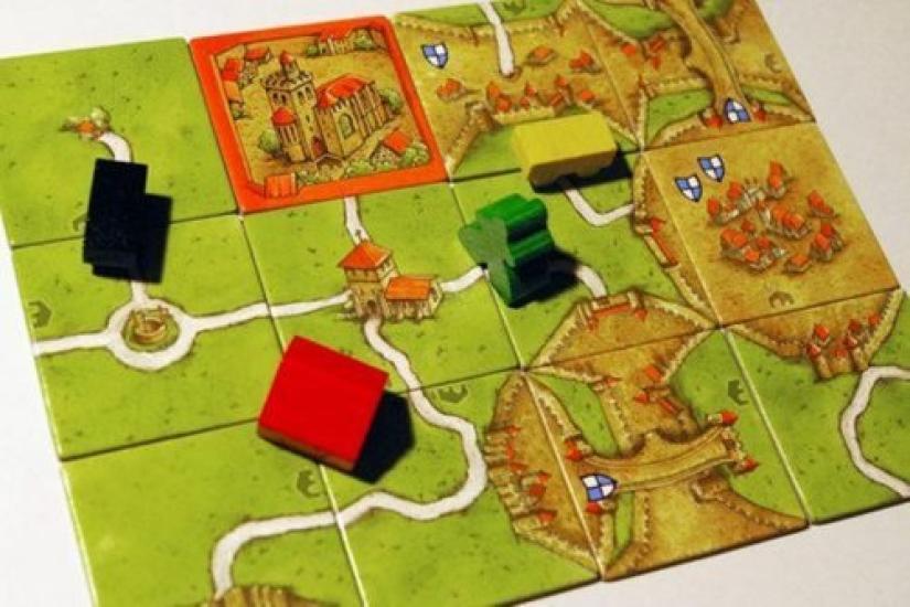 Abbey Mayor 5th Extension Board Game Carcassonne & (English Version) [Used]