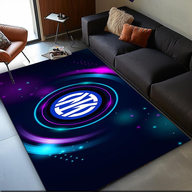 Inter Milan Crest Carpet, Chair Rug,Rug for Office Bedroom living rooms, Doormat decor Fan Gift Christmas Gift