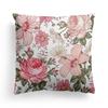 Floral Print Pillowcase, Home Peach Skin Velvet Material Sofa, Car Office Bedside Pillow and Cushion Cover