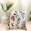 1PC Plant Flower Pattern Polyester Cushion Cover, Pillow Cover, Room Decor, Bedroom Decor, Sofa Decor, Collectible Buildings Accessories