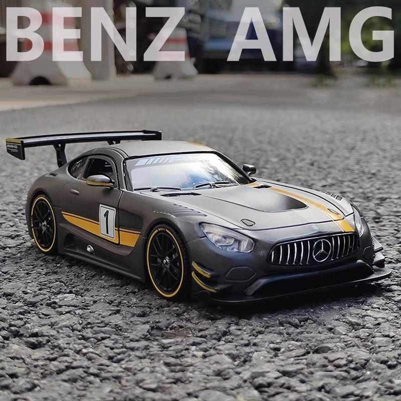 1/24 Benzs GT Alloy Sports Car Model Diecast Metal Scale Model Vehicle Static Model Simulated Collectibles Kid Birthday Toy Gift
