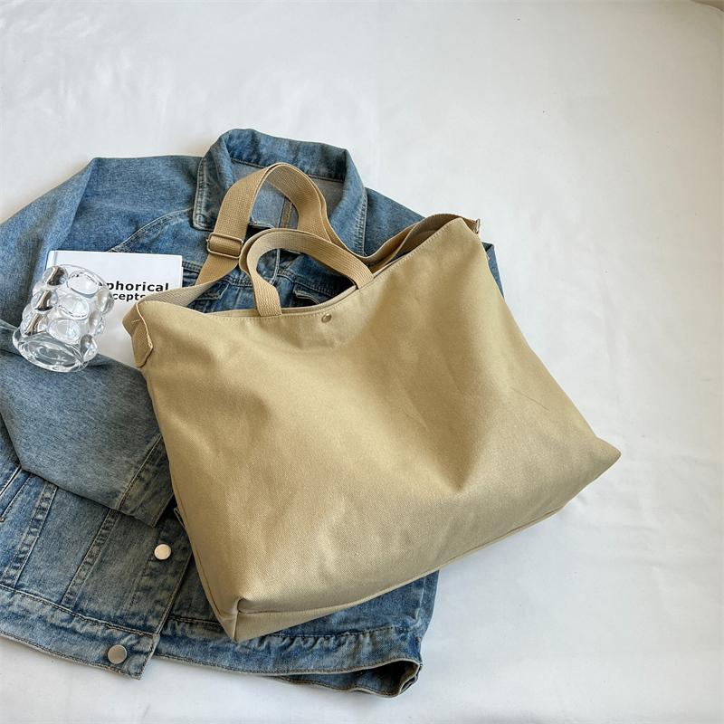 Plátěná taška přes rameno Dámská taška Crossbody Student Casual Backpack Kabelka do třídy