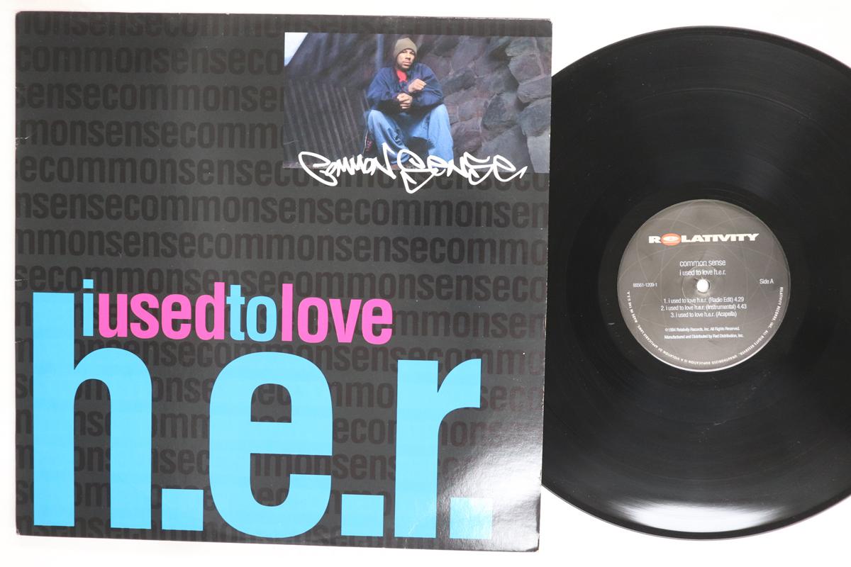 

12inch Record COMMON I Used To Love H.E.R. Communism 8856112091 Relativity 1994 US Rap HipHopRB Used