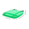 Plastic Trash Can Lid Thickened Cover for Large Outdoor Garbage Bucket Sealed Replacement Accessory for Public Waste Bins