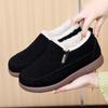 Non-Slip Moccasin Shoes for Women Snow Boots Warm Winter Warm Short Boots Women's Outdoor Fur Lined Faux Suede Fuzzy Fleece Lining Walking Shoes