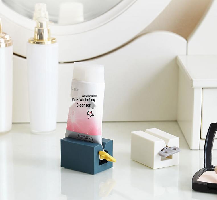 

Manual Toothpaste & Facial Cleanser Squeezer for Bathroom розовый