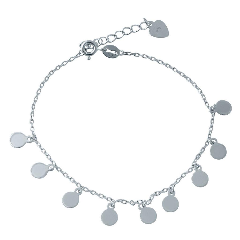 Silver Ankle Bracelet Without Stones (2014386)