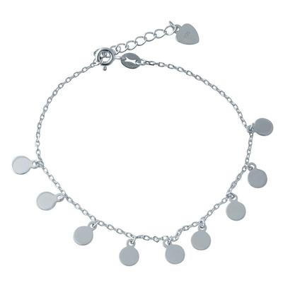 Silver Ankle Bracelet Without Stones (2014386)