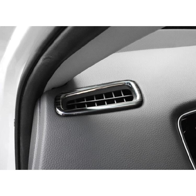 For Honda Civic 2022-2025 11th Black Titanium Dash L&R AC Air Outlet Vent Trim