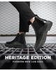 Men’s Mid-High Top Genuine Leather Brogue Chelsea Boots