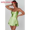 Summer Sexy Slip Dress With Spliced Polyester And Spandex For Night Out